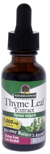 Nature's Answer Thyme Herb with Organic Alcohol, 1-Fluid Ounce