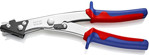 KNIPEX Blechknabber vernickelt mit Mehrkomponenten-Hüllen 280 mm, 90 55 280