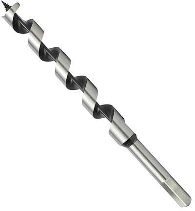 Weischer® - Schlangenbohrer 20 x 320 mm | Holzbohrer Spiralbohrer | 6-Kant-Schaft | Gewindespitze für präzise Bohrung | Weich- & Hartholz | stabiler & bruchfester Bohrer