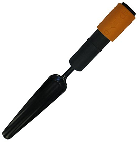Fiskars Couteau Désherbeur, Tête d'outil sans manche, Largeur: 3,5 cm, Tête en acier, Noir/Orange, QuikFit, 1000731