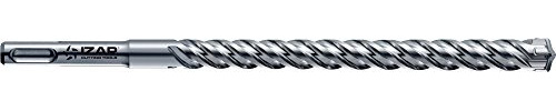 Izar 32068 Broca-Martillo SDS Plus Zentro 4+, Hormigón Reforzado, 1891, 12.0 mm Diámetro Corte, 400 mm Longitud Corte, 450 mm Longitud