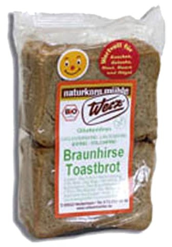 Werz Braunhirse-Toastbrot, 250 g