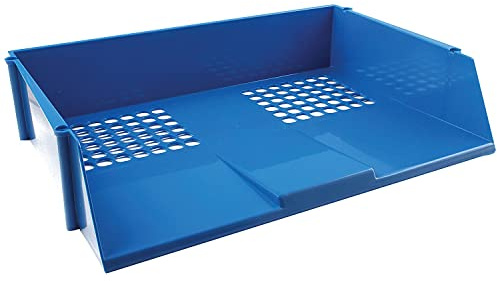 Q-Connect Wide Entry Letter Tray - Blue