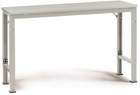 Universal-Arbeitstisch - Spezialvers. AU7199.7035 (L x H x T) 3000 x 722-1022 x 1200 mm Hellgrau