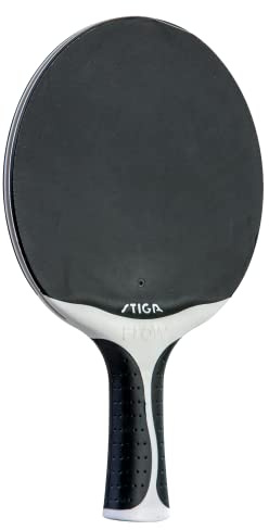 STIGA Flödesvatten och stötbeständig inomhus/utomhus bordtennisracket (svart)