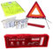 MR-Style Kit de Primeros Auxilios Rojo, Primeros Auxilios según DIN 13164 + triángulo de Advertencia ECE + Chaleco de Advertencia ES