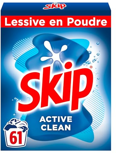 Skip Lessive en Poudre Active Clean 61 Lavages