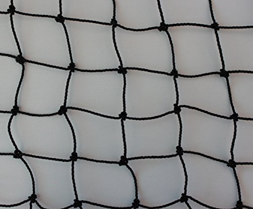 PieloBa Geflügelzaun Geflügelnetz schwarz Küken Masche 3 cm Stärke: 1,5 mm Größe: 1,20 m x 10 m