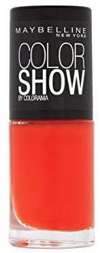Gemey Maybelline smalto, Color Show N ° 341 ATTACK Arancione
