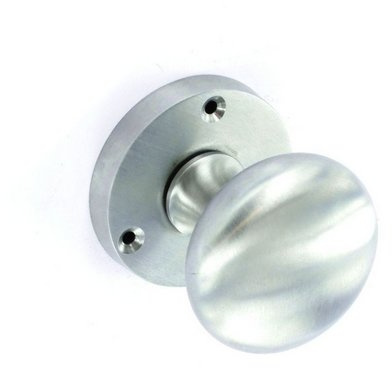 Satin Finish Chrome Plated mortice Door knob Set. 50mm.