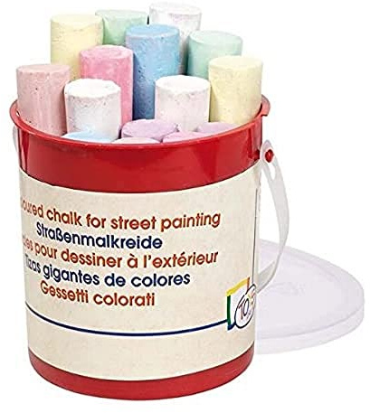 Goki SP401 - Tizas Gigantes De Colores (Caja 15 Tizas) (+3 Años)