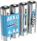 ANSMANN Mignon AA Tipo 2850mAh Batteria Ricaricabile ad Alta Capacita 4x Mignon AA NiMH HR6