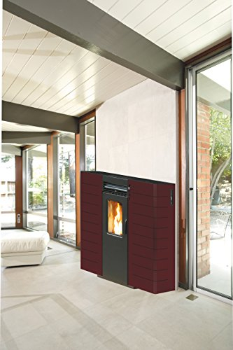 STUFA PELLET KING SLIM CANALIZZ. KW10 BORD.