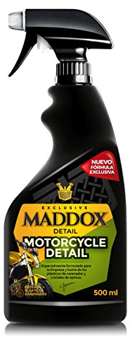 Maddox Detail - Motorcycle Detail 500 ml | Cera Carnauba per Auto e Lucidante per Pneumatici 3 in 1 | Idratante per Plastica e Cera per Carrozzeria per Moto | Massimo Splendore e Protezione Durevole