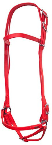 Karlslund Superstrap hannoveranische Trense, Rot, Chrom