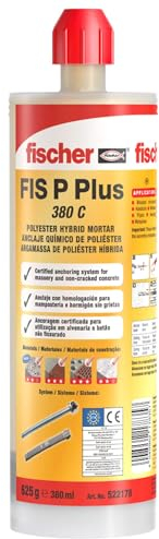 fischer Injection Mortar FIS P Plus 380 C, Polyester Resin, 522178