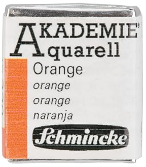 Schmincke AKADEMIE Aquarell 1/2 Näpfchen Orange, 16 330 044