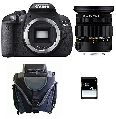 CANON EOS 700D + SIGMA 17-50 F2,8 DC OS EX HSM GARANTI 3 ans + Sac + SD 4Go