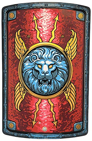 Liontouch - Römisches Legionärschild, Scutum - Ab 3 Jahren | Historisches Spielzeug für Rollenspiele als Soldat im antiken Rom | Sicheres & langlebiges Accessoire für Jungen für Verkleidungen
