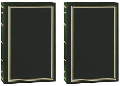 Pioneer Pocket 3-Ring 4x6 Photo Album (Green/2 Pack)