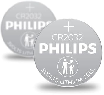 Philips CR2032P2/01B - Minicells – Non-Rechargeable batteries - CR2032 Lithium Button/Coin Battery - 3V