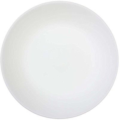 Corelle 3122 22 cm Vitrelle Glass Winter Frost White Luncheon Plate, Pack of 6