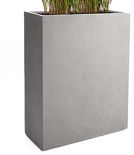 Pflanzwerk® Pflanzkübel Divider Grau 92x80x30cm *Frostbeständiger Blumenkübel* *UV-Schutz* *Qualitätsware*