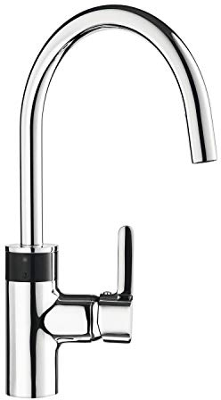 Kludi E-go 422100575 Elektronischer Spültisch-Einhebelmischer mit batterie, Chrom