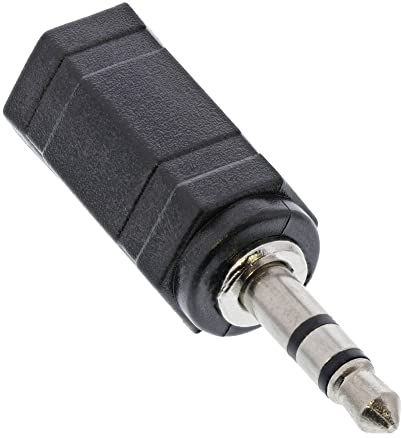InLine 99309 Audio Adapter, 2,5mm Klinke Buchse an 3,5mm Stecker, Stereo