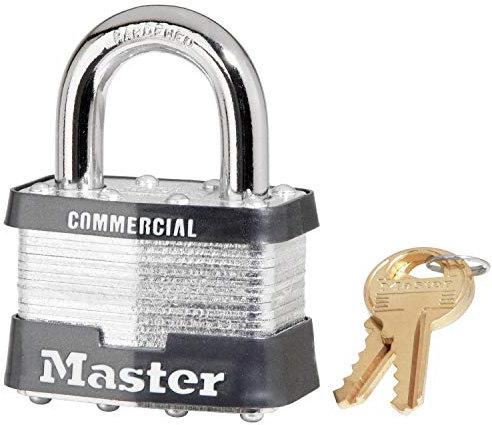 6 unidades Master Lock 5 ka-a389 2 de ancho con llave candado LAMINADO con grillete de 1 Altura de grado comercial – Llave para A389 clave código