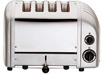 Dualit Combi 2+2 Toaster 42171 - Metallic Silver