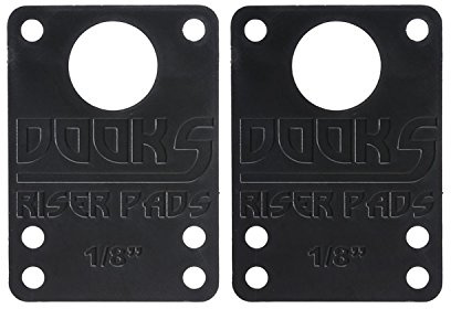 Dooks Black Riser Pads - 1/8