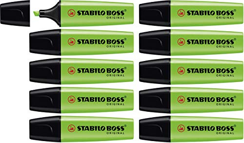 STABILO - Textmarker - BOSS ORIGINAL - 10er Pack - grün