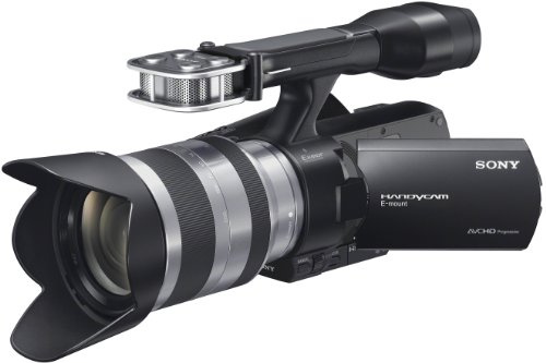 Sony NEX-VG20EHB Full HD Camcorder (Flash, 16 Megapixel, CMOS Exmor Sensor, 7,6 cm (3 Zoll)-Touch-Display) inkl. 18-200 mm Objektiv schwarz