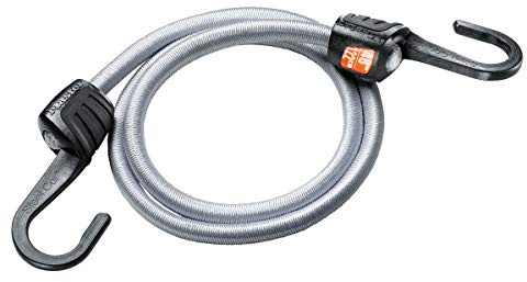 Master Lock 3036EURDAT gummispännrep med krok [120 cm långt spännrep] [stålkrokar] – perfekt för transport, förpackning och säkring av laster