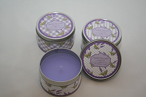 English Lavender Lavendel Dosenkerze groß, Duftkerze, 780572