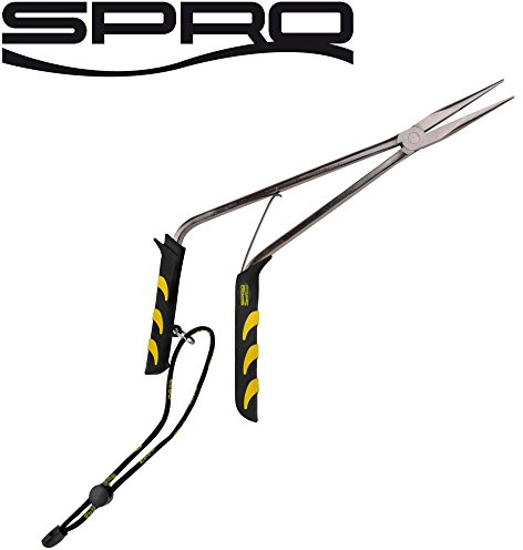 Spro Secure Grip Pike Plier 37cm - Lösezange zum Hechtangeln, Angelzange zum Spinnfischen, Hakenlöser, Zange zum Haken entfernen