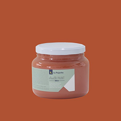 La Pajarita 103591 Pintura para Decoración y DIY, Chalk, 1, Naranja Nepal