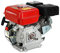 EBERTH 6,5 PS 4,8 kW Benzinmotor Standmotor Kartmotor Antriebsmotor mit 19,05 mm Ø Welle mit AG, Ölmangelsicherung, 4-Takt, 1 Zylinder Benzin Motor, 196 ccm Hubraum, luftgekühlt, Seilzugstart