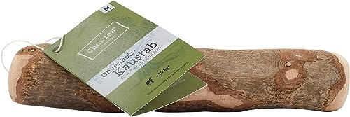 Chewies Tuggben hundleksak av olivträ för hundar – 100% naturliga hundtillbehör, låg risk och hållbar – storlek M: för hundar upp till 20 kg kroppsvikt