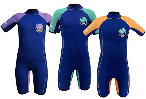 ​5mm Kids Wetsuit for Toddlers to Age 10 - Extra Warm Wetsuit for Boys and Girls - Minimal Seams for Maximum Heat Retention - Neoprene Wetsuit in Optimal 8 Panel Design YKK Zipper