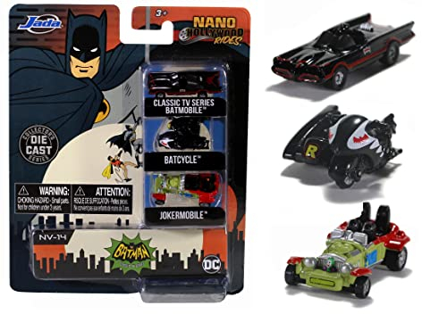 Jada 31988 Batman Classic Model Collectible Miniature Car, Black