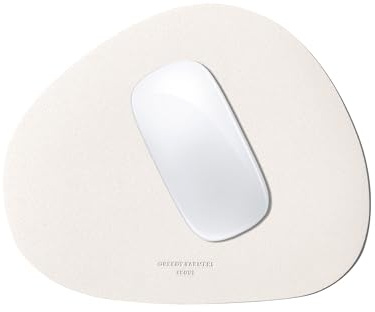 GREEDY FARMERS Tapis de Souris, Tapis de Souris d'ordinateur imperméable et Lavable antidérapant (crème Vanille)