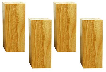 LUOFDCLDDD Möbel Beine4 Stück Möbel Füße Holztisch Beine Square Massivholz Ersatz Möbel Beine Für Schlafsofa Kabinett Stuhl Couch Füße Holz, Holzfarbe/10Cm