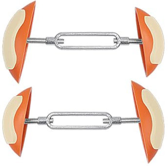 REVAHI Plastic 2 PCS Shoe Stretcher, Anti-slip adjustable shoe expander, Red Shoe Stretchers Shaper Expander, for Men Women