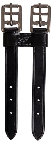 NETPROSHOP Sattelgurtverlängerung bis zu 20 cm Leder Schwarz Gurtverlängerer