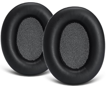NC35 replacement ear pads compatible with Srhyphm Version NC25/Version NC35 headphones Akkiv replacement ear pads are made of protein leather and memory foam (black)