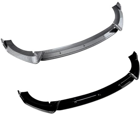 Coche Alerón Delantero Parachoques para Mercedes-Benz CLA-Class C118 CLA45 AMG 2020+, Lip Trim Mentón Frontal Spoiler Labio Difusor Exteriores Accesorios,Bright Black