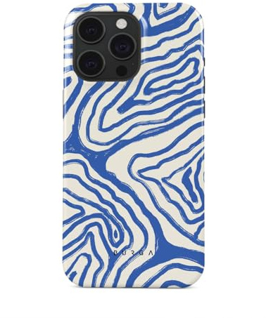 BURGA Handyhülle für iPhone 15 Pro – Unisex Hybrid-Schutzhülle mit stoßdämpfendem TPU & kratzfester Außenschale, erhöhter Displayrand, MagSafe-kompatibel, kabelloses Laden, stylisches Design