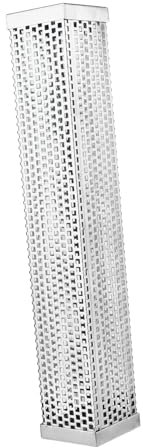 BESTonZON De Acero Inoxidable Malla para Ahumador Accesorios para Barbacoa Tubo para Pellets para Parrillas para Ahumar Frío o Caliente